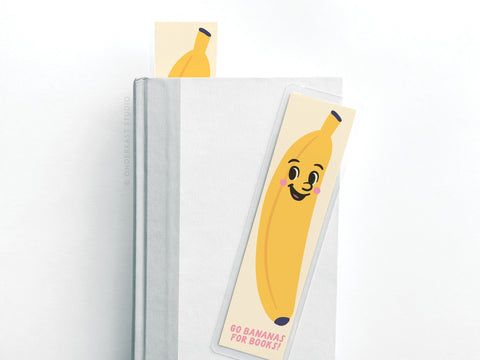 Go Bananas For Books Laminated Bookmark