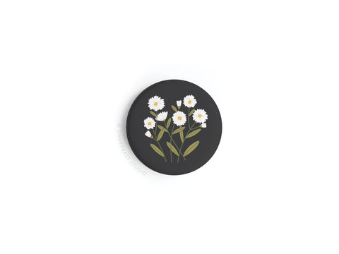 Daisies Button Magnet