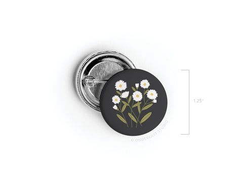 Daisies Pinback Button