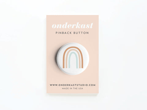 Rainbow Pinback Button