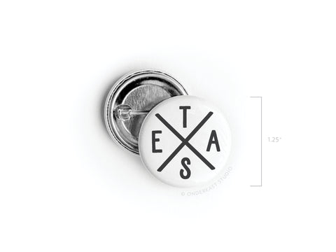 Texas Logo Pinback Button