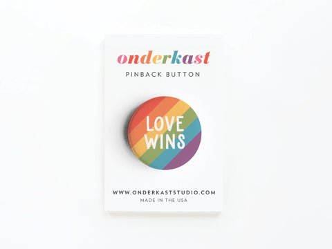 Love Wins Pinback Button