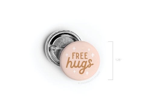 Free Hugs Pinback Button