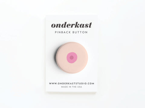 Boob Pinback Button – Light