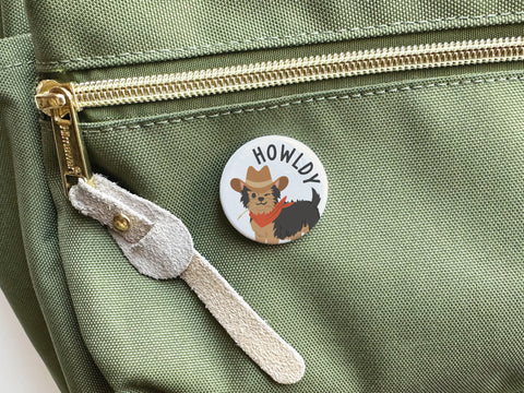 Howldy Pinback Button