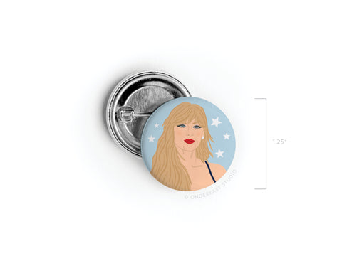 TS Midnights Pinback Button