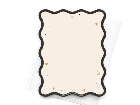 Wavy Die Cut TS Reputation Notecard