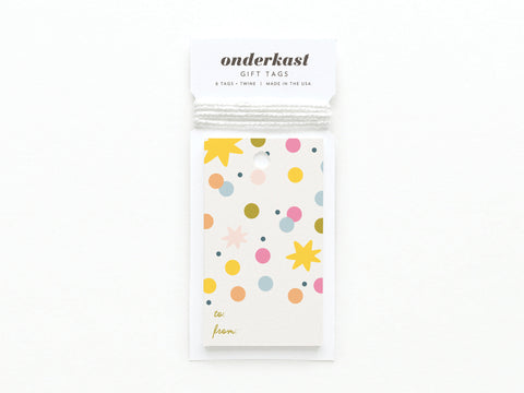 Confetti Gift Tag