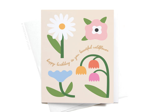 Happy Birthday to You Beautiful Wildflower Birthday Card