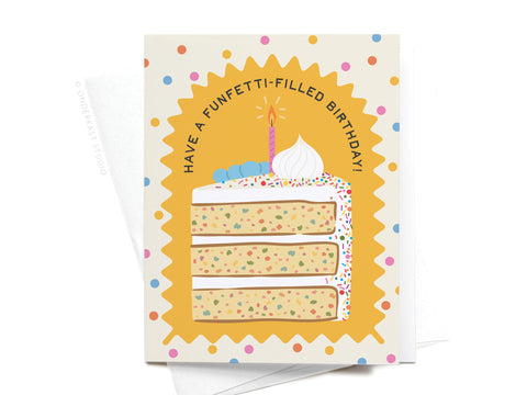 Funfetti-filled Birthday Greeting Card