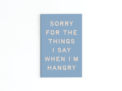 Hangry Refrigerator Magnet