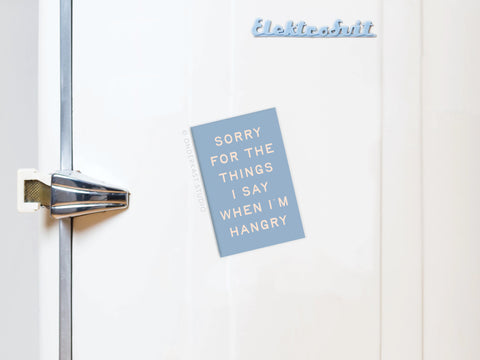 Hangry Refrigerator Magnet