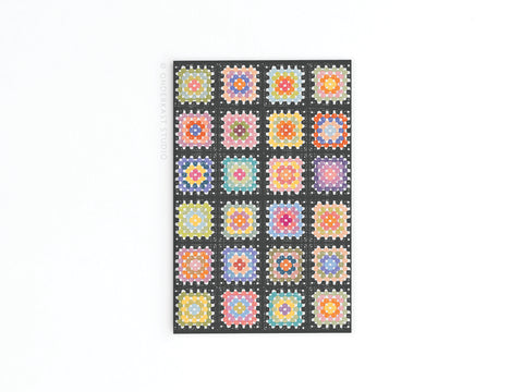 Granny Squares Crochet Blanket Refrigerator Magnet