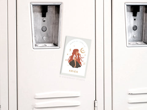 Aries Zodiac Refrigerator Magnet