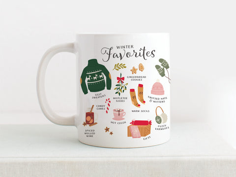 Winter Favorites Mug