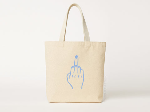 Middle Finger Tote Bag