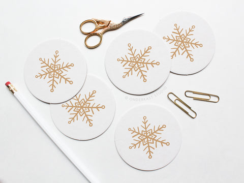 Snowflake Coaster Set