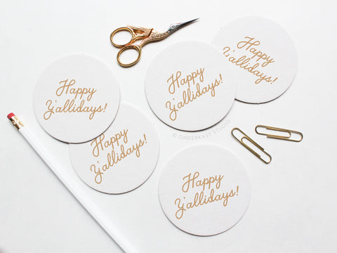 Happy Y’allidays Coaster Set