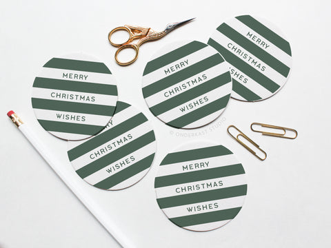 Merry Christmas Wishes Coaster Set