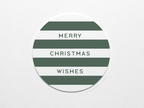 Merry Christmas Wishes Coaster Set