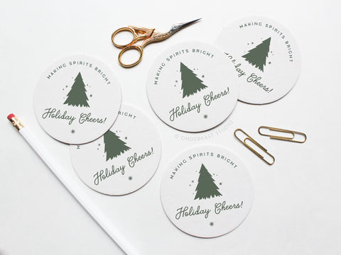 Holiday Cheers Coaster Set