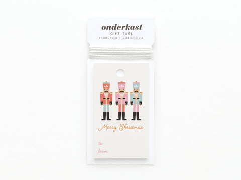 Merry Christmas Nutcracker Gift Tag