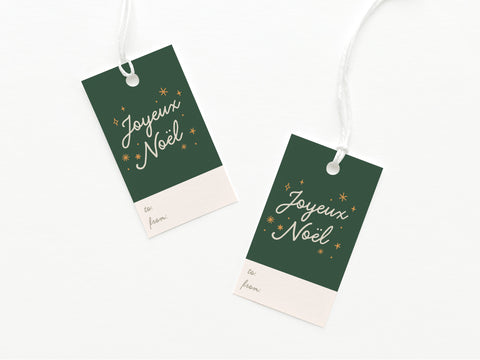 Joyeux Noël Gift Tag