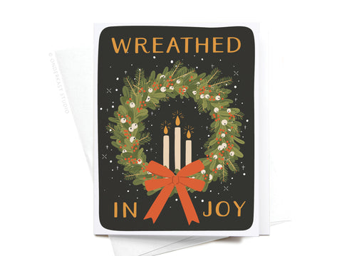 Wreathed in Joy Greeting Card – DISCONTINUED