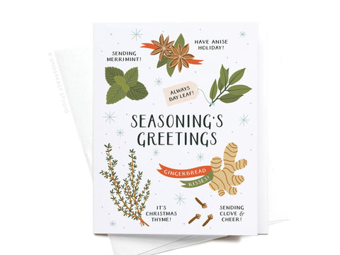 Seasoning’s Greetings Greeting Card