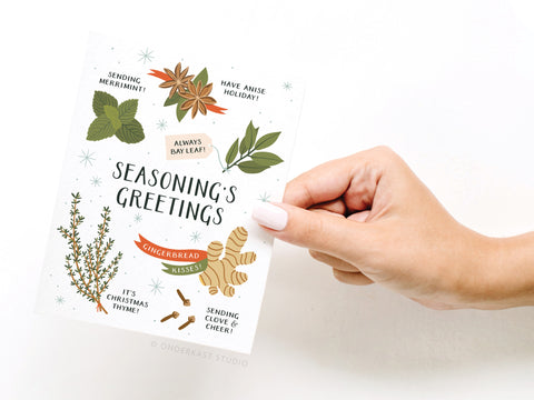 Seasoning’s Greetings Greeting Card