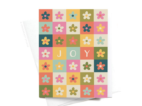 Joy Daisies Greeting Card