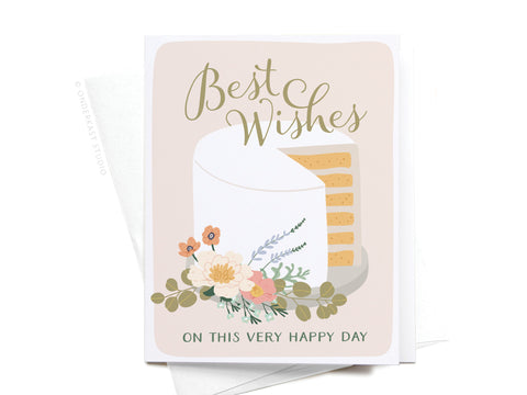 Best Wishes Cake Greeting Card