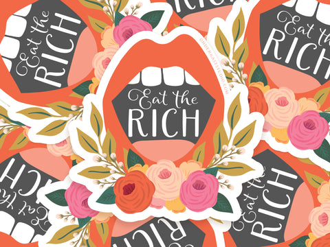 Eat the Rich Sticker