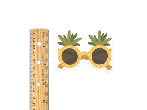 Pineapple Sunglasses Sticker