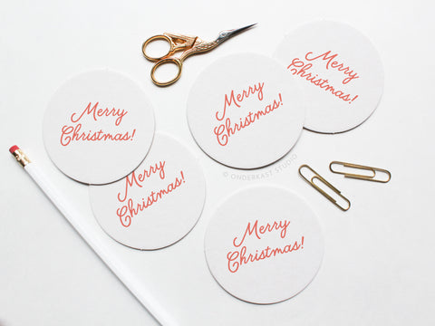 Merry Christmas Coaster Set