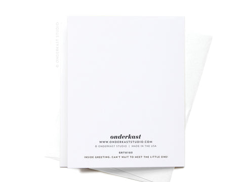 Congrats! Teddy Bear Greeting Card