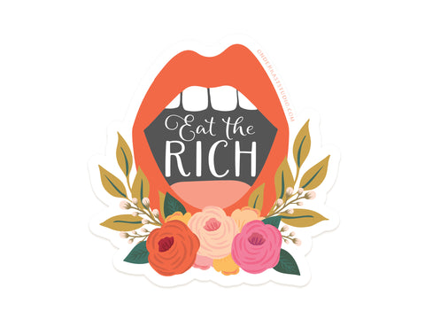 Eat the Rich Sticker