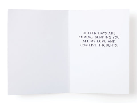 Be Strong Have Hope Feel Better Greeting Card