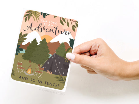 Our Love is an Adventure Greeting Card