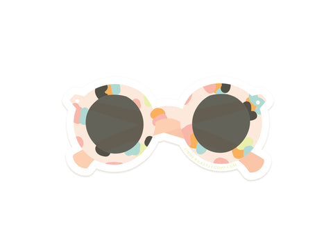 Spotted Sunglasses Sticker