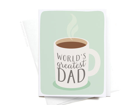 World's Greatest Dad Greeting Card