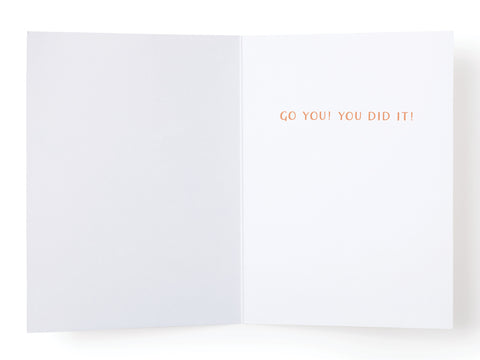Congrats! Colorblocks Greeting Card