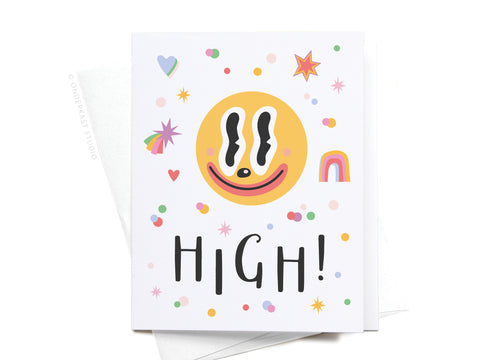 High! Greeting Card