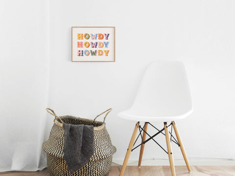 Howdy Howdy Howdy Art Print