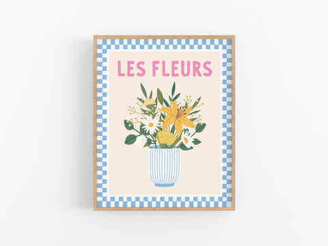 Les Fleurs Art Print