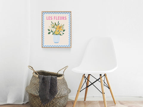 Les Fleurs Art Print