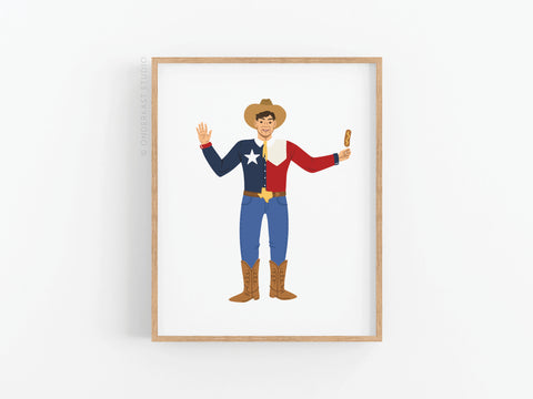 Big Tex Art Print