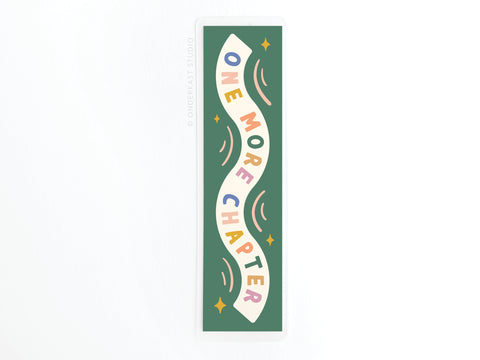 One More Chapter Laminated Bookmark
