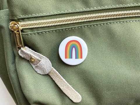 Pride Rainbow Pinback Button