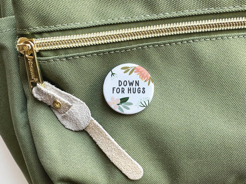 Down For Hugs Pinback Button